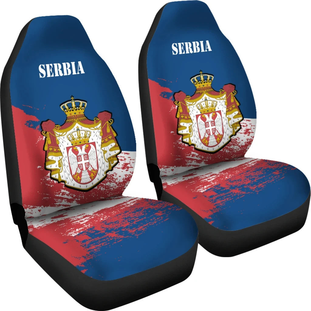 Serbia Special Car Seat Covers Ver.02 RLT7 - Wonder Print Shop