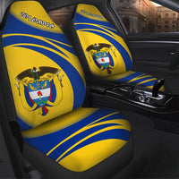 Colombia Coat Of Arms Car Seat Cover Cricket RLT7 - Wonder Print Shop