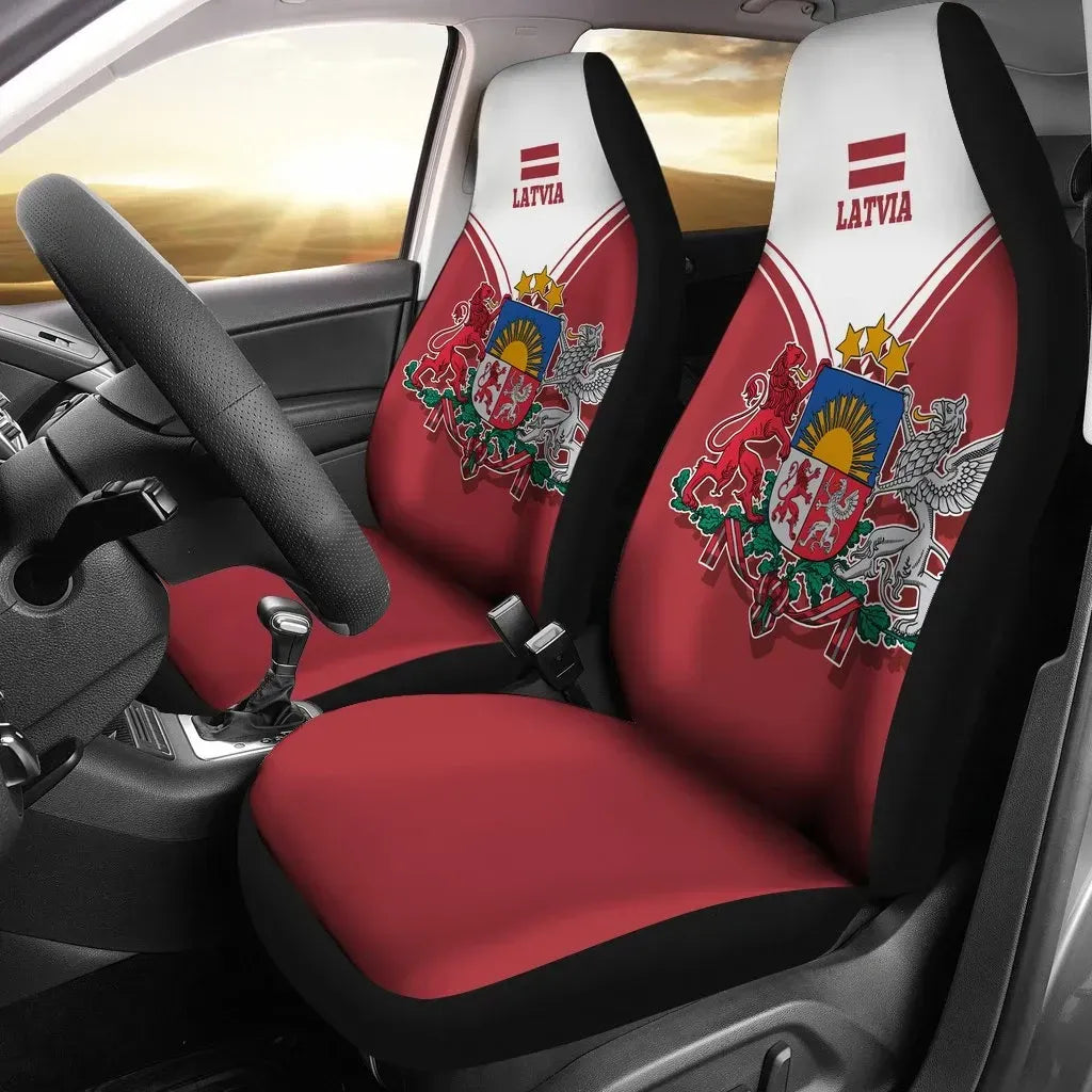 Latvia car_seat_cover - Latvian Pride RLT6 - Wonder Print Shop