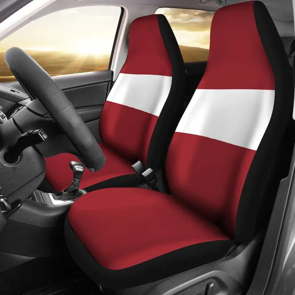 Latvia car_seat_cover Original Flag RLT6 - Wonder Print Shop