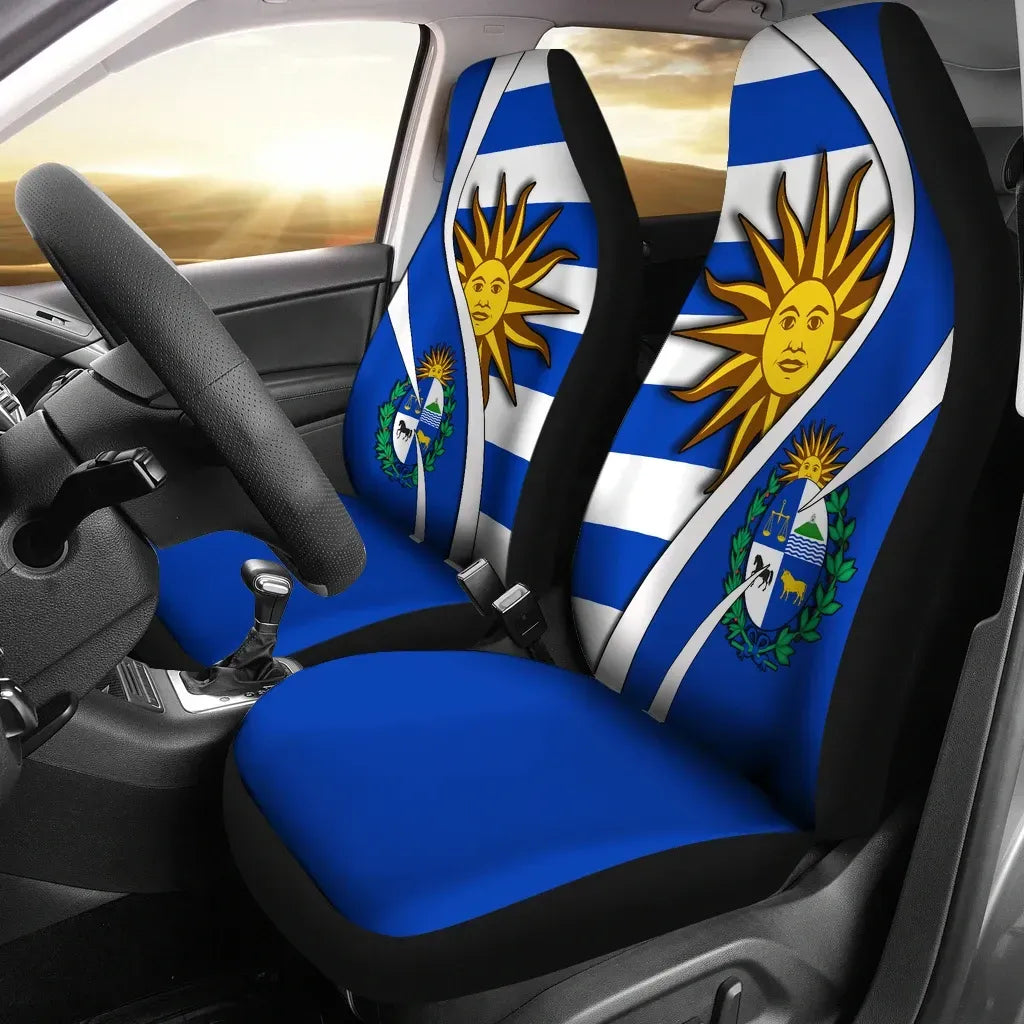 uruguay-car-seat-covers-flag-coat-of-arms