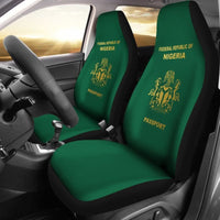 Nigeria Passport Car Seat Cover RLT8 - Wonder Print Shop