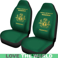 Nigeria Passport Car Seat Cover RLT8 - Wonder Print Shop