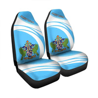 Saint Lucia Coat Of Arms Car Seat Cover Cricket RLT6 - Wonder Print Shop