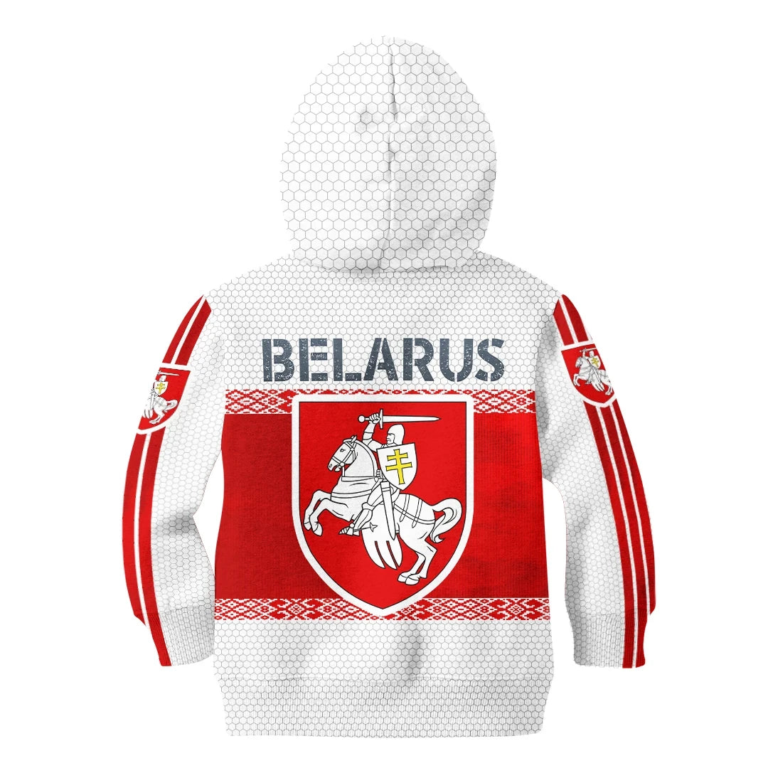 Belarus Coat of Arms Hoodie Kid Special RLT6 - Wonder Print Shop
