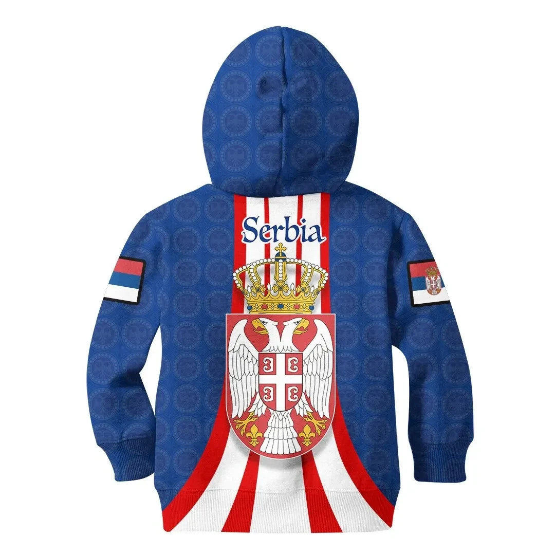 Serbia Hoodie Kid - Victory Day RLT7 - Wonder Print Shop