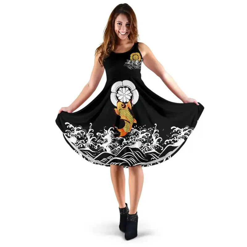 the-golden-koi-fish-dress