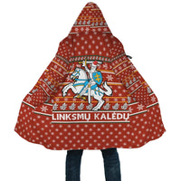 Lithuania Christmas sherpahoodie - Red RLT6 - Wonder Print Shop