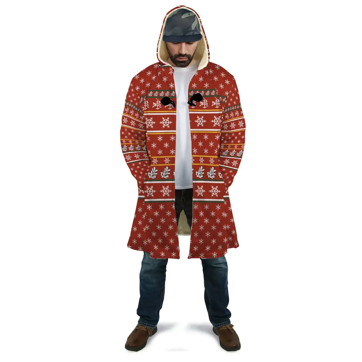 Lithuania Christmas sherpahoodie - Red RLT6 - Wonder Print Shop
