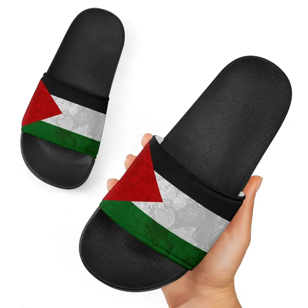 palestine-flag-slide-sandals-coat-of-arms