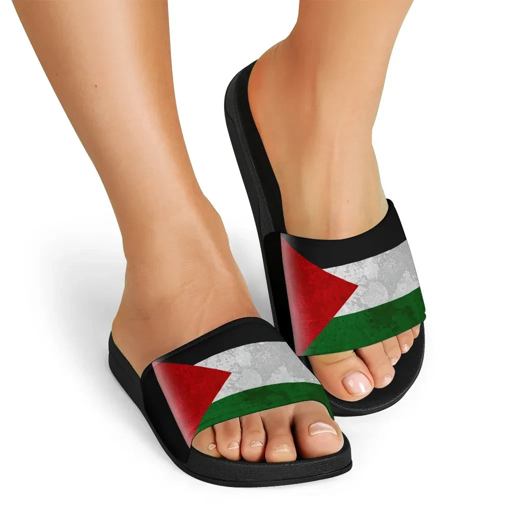 palestine-flag-slide-sandals-coat-of-arms