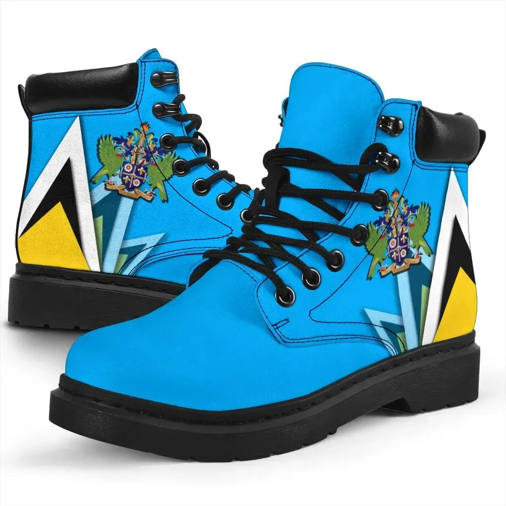 saint-lucia-all-season-boots-flag-with-coat-of-arms