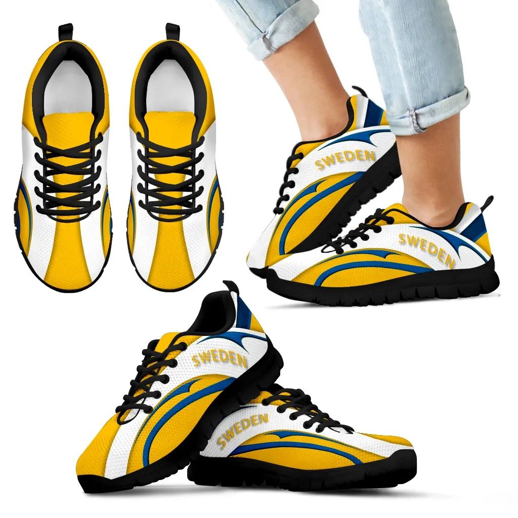 Sweden Flag Sneakers Camber Style RLT7 - Wonder Print Shop