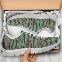 Army Guyana Tiger Stripe Camouflage Seamless Sneakers RLT8 - Wonder Print Shop