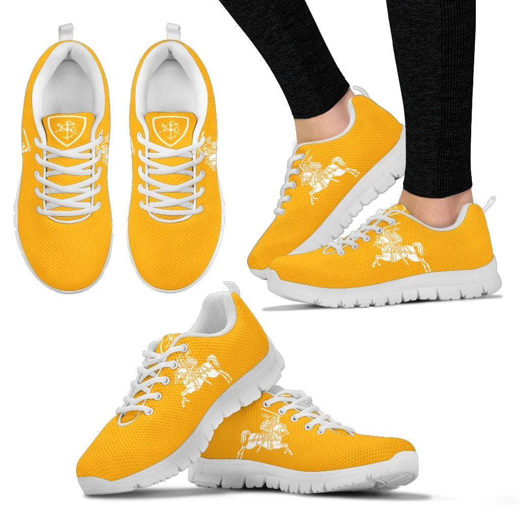 Lithuania Vytis Yellow Shoes - Sneakers2 RLT6 - Wonder Print Shop