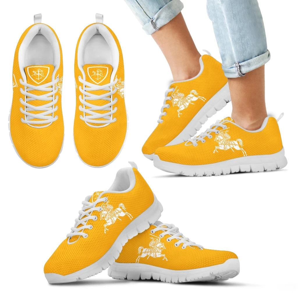 Lithuania Vytis Yellow Shoes - Sneakers2 RLT6 - Wonder Print Shop