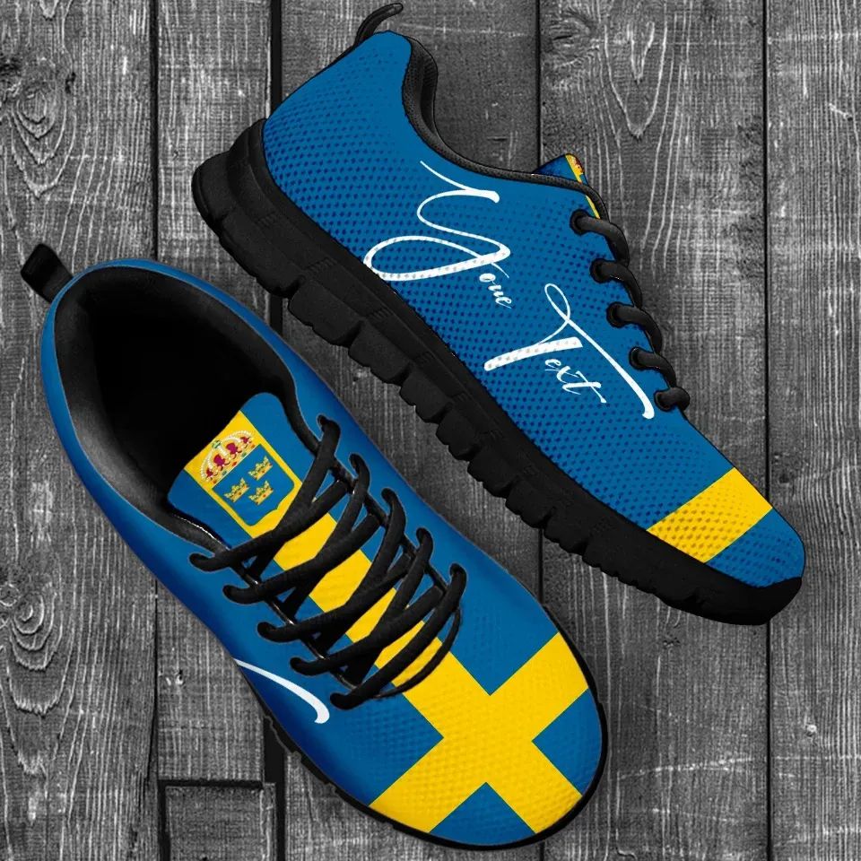 (Custom) Sweden Sneakers Flag Personal Signature RLT7 - Wonder Print Shop