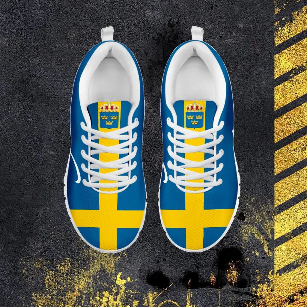 (Custom) Sweden Sneakers Flag Personal Signature RLT7 - Wonder Print Shop