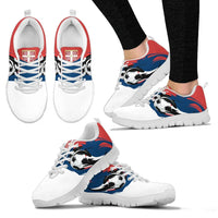 Serbia Football Spirit Men's/Women's Sneakers RLT7 - Wonder Print Shop