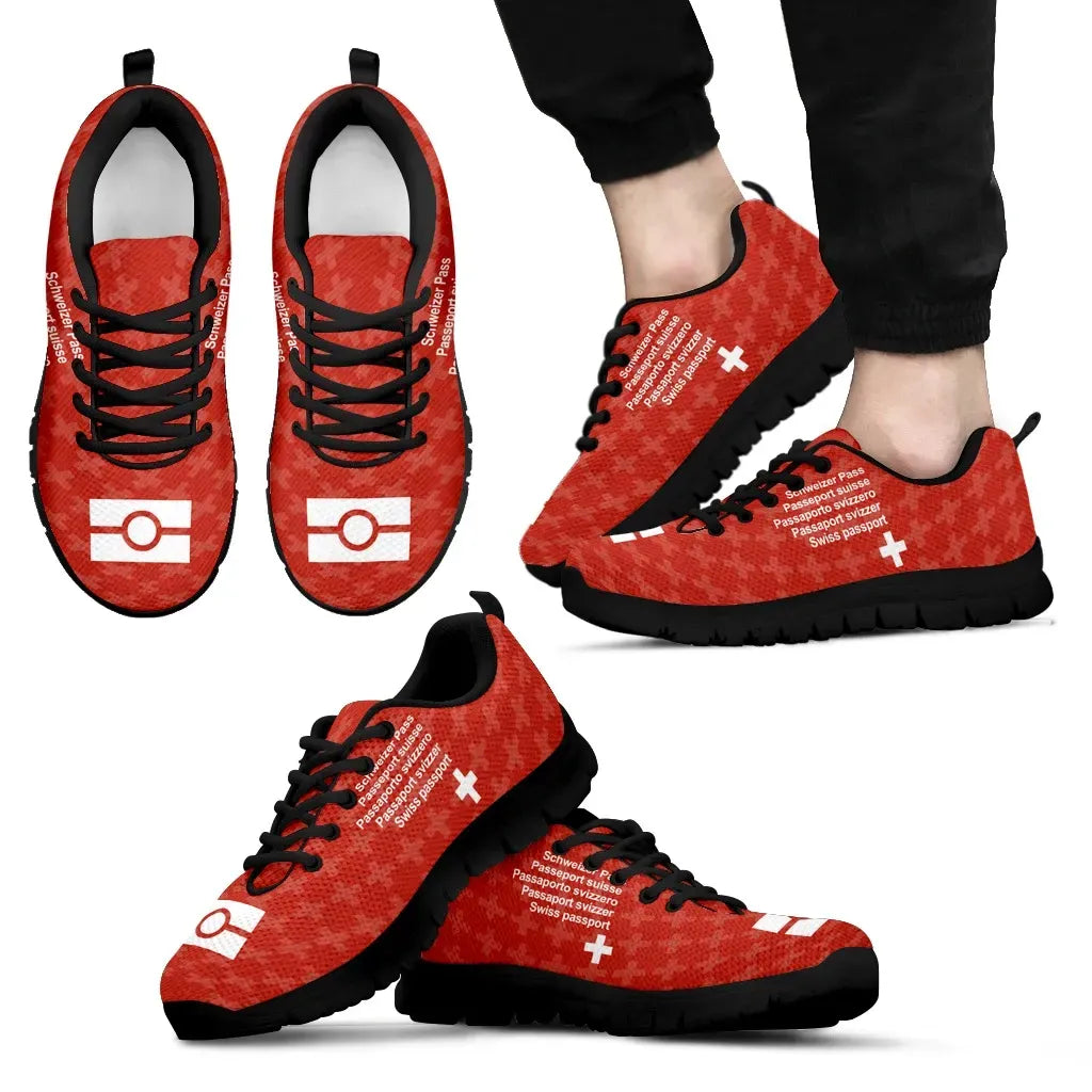 Switzerland Passport Sneakers RLT13 - Wonder Print Shop