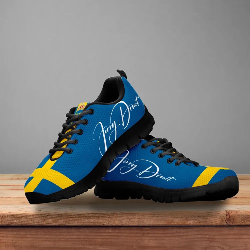 (Custom) Sweden Sneakers Flag Personal Signature RLT7 - Wonder Print Shop