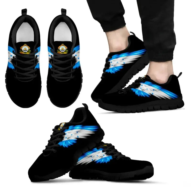 Honduras Wings Sneakers - Black Edition RLT8 - Wonder Print Shop