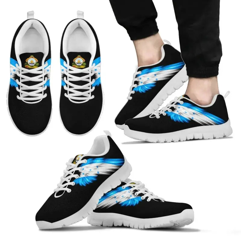 Honduras Wings Sneakers - Black Edition RLT8 - Wonder Print Shop