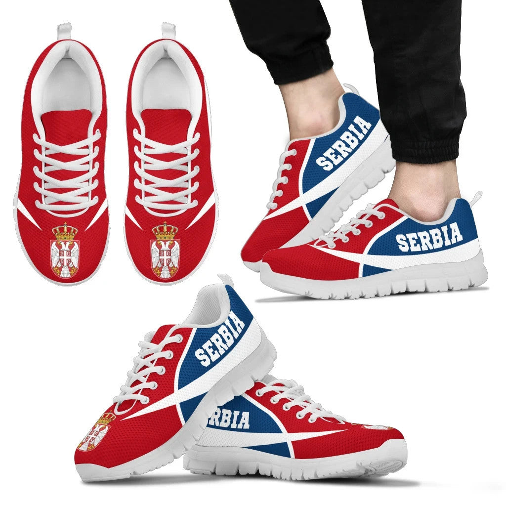 Serbia Active Sneakers Shoes RLT7 - Wonder Print Shop