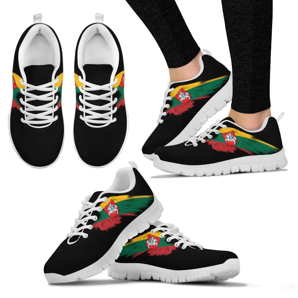 Lithuania Coat Of Arms Wings Sneakers RLT6 - Wonder Print Shop