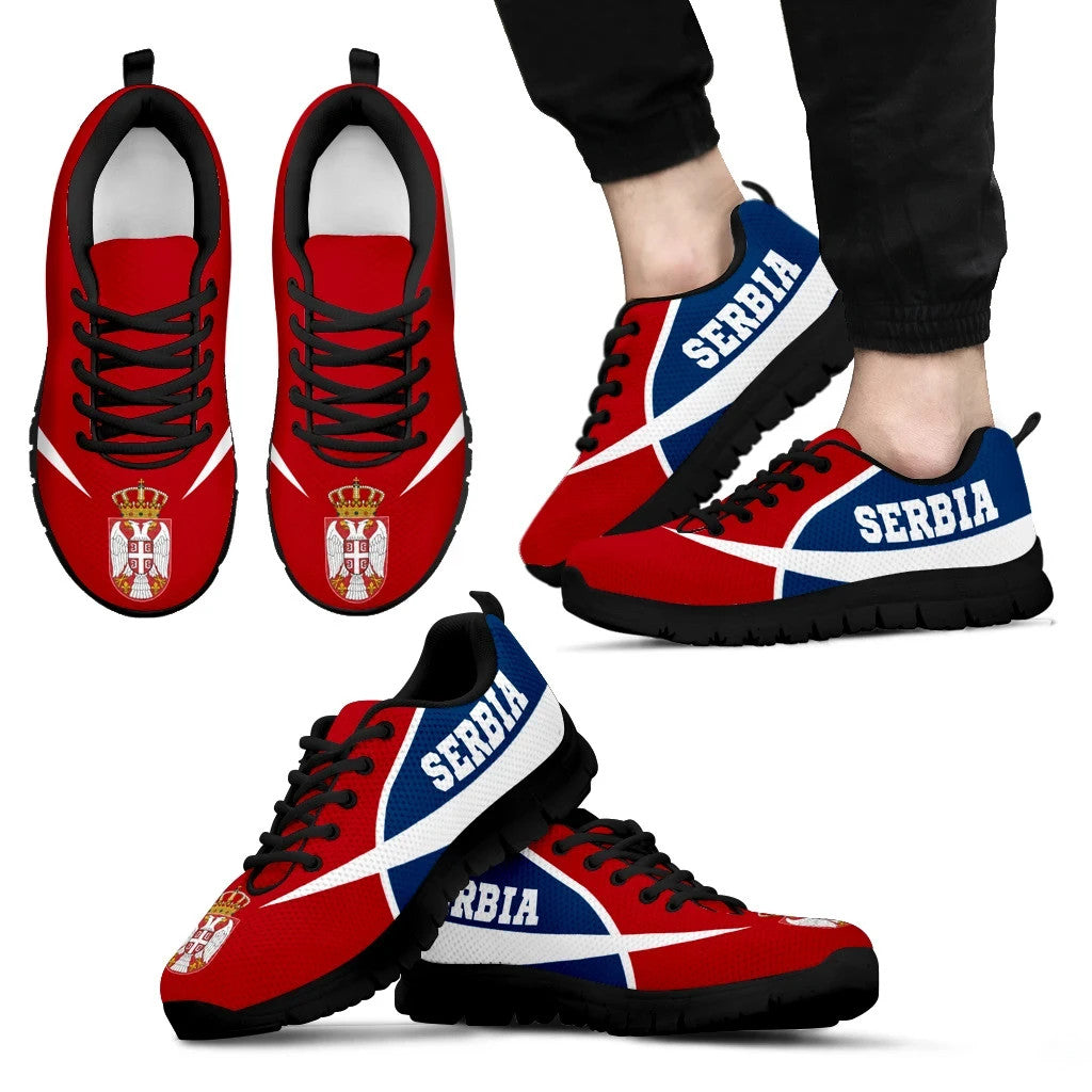 Serbia Active Sneakers Shoes RLT7 - Wonder Print Shop
