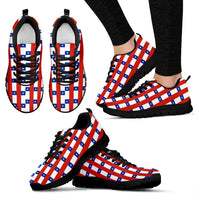 Chile Flag Pattern Sneakers RLT7 - Wonder Print Shop