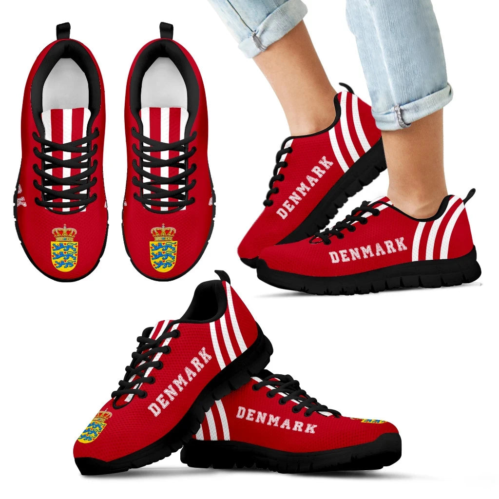 Denmark Sneakers Coat Of Arms Triple Style RLT13 - Wonder Print Shop