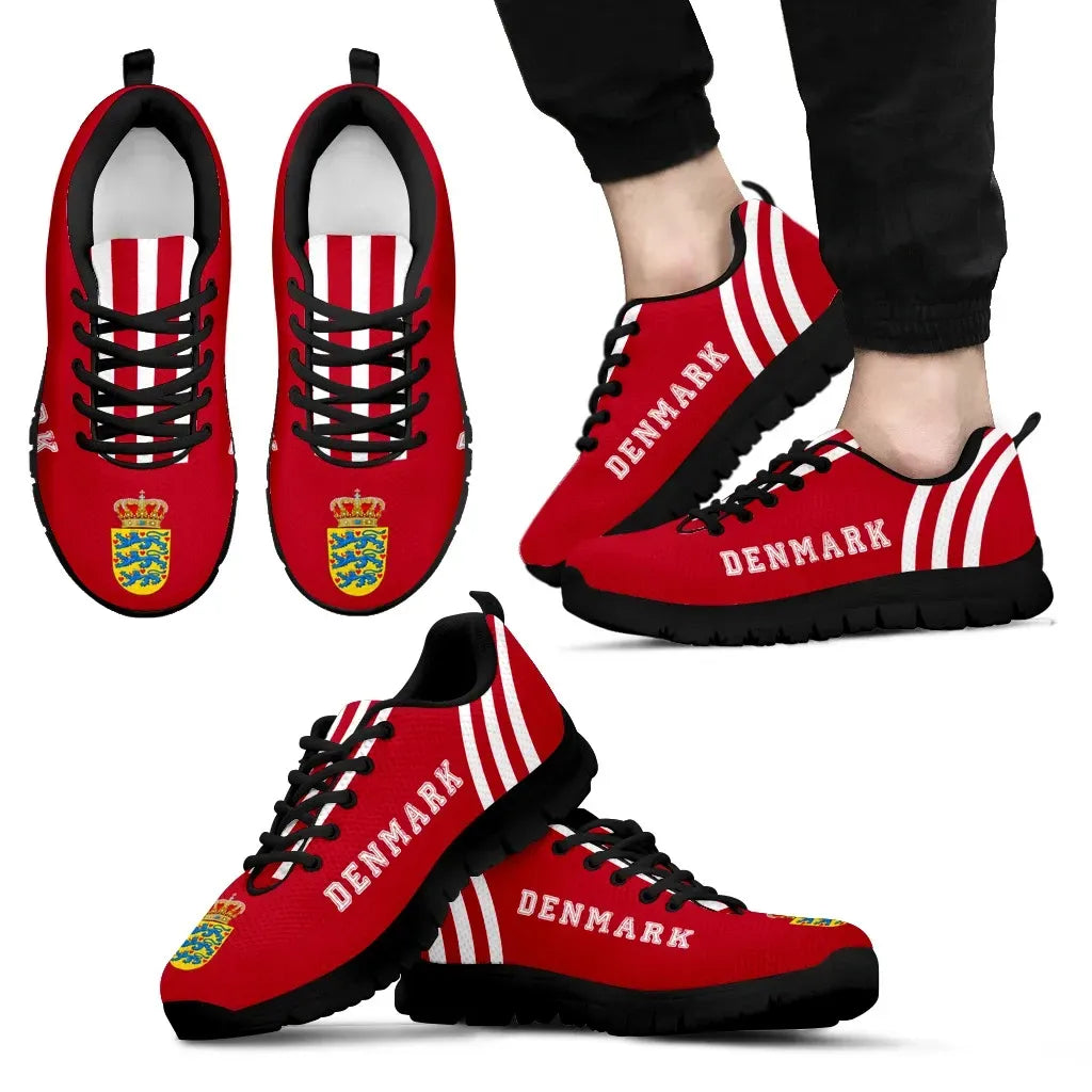 Denmark Sneakers Coat Of Arms Triple Style RLT13 - Wonder Print Shop