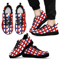 Chile Flag Pattern Sneakers RLT7 - Wonder Print Shop