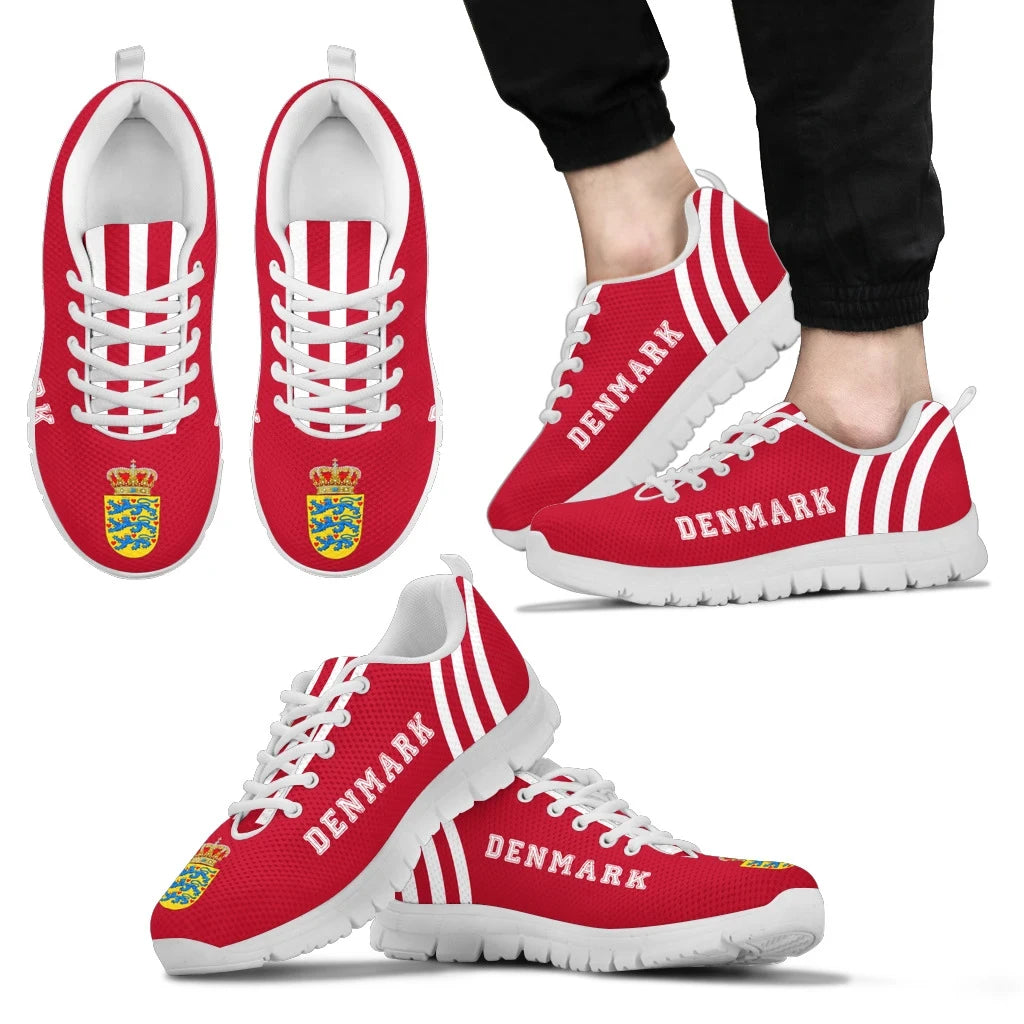 Denmark Sneakers Coat Of Arms Triple Style RLT13 - Wonder Print Shop