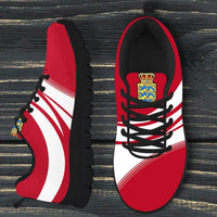 Denmark Coat Of Arms Sneaker Cricket RLT13 - Wonder Print Shop