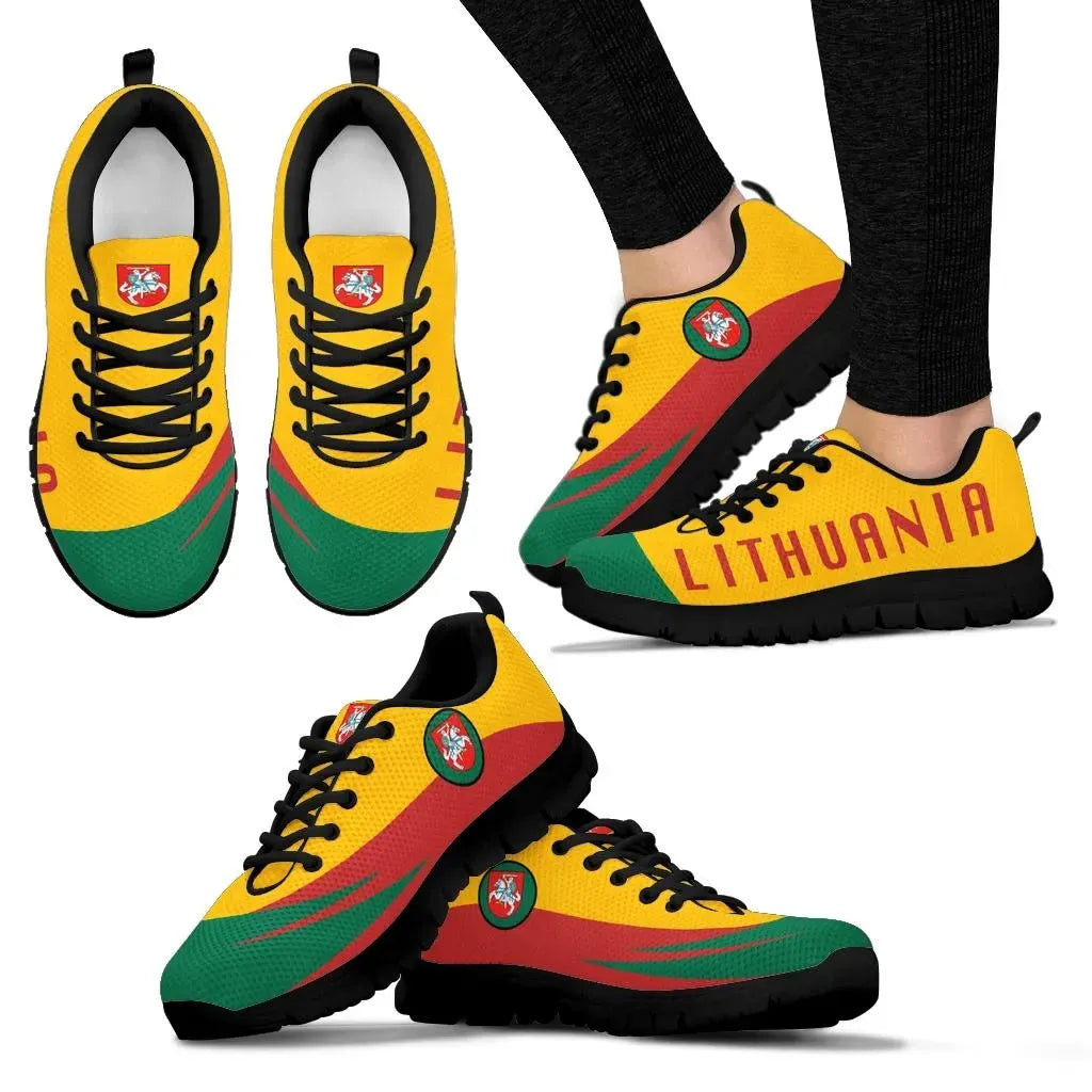Lithuania Sneakers - Flag Wave Style RLT6 - Wonder Print Shop
