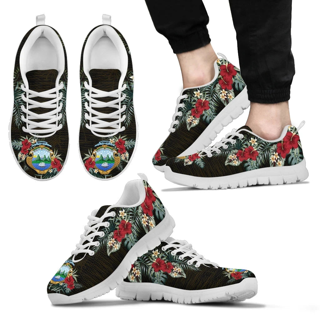 Costa Rica Hibiscus Sneakers RLT13 - Wonder Print Shop