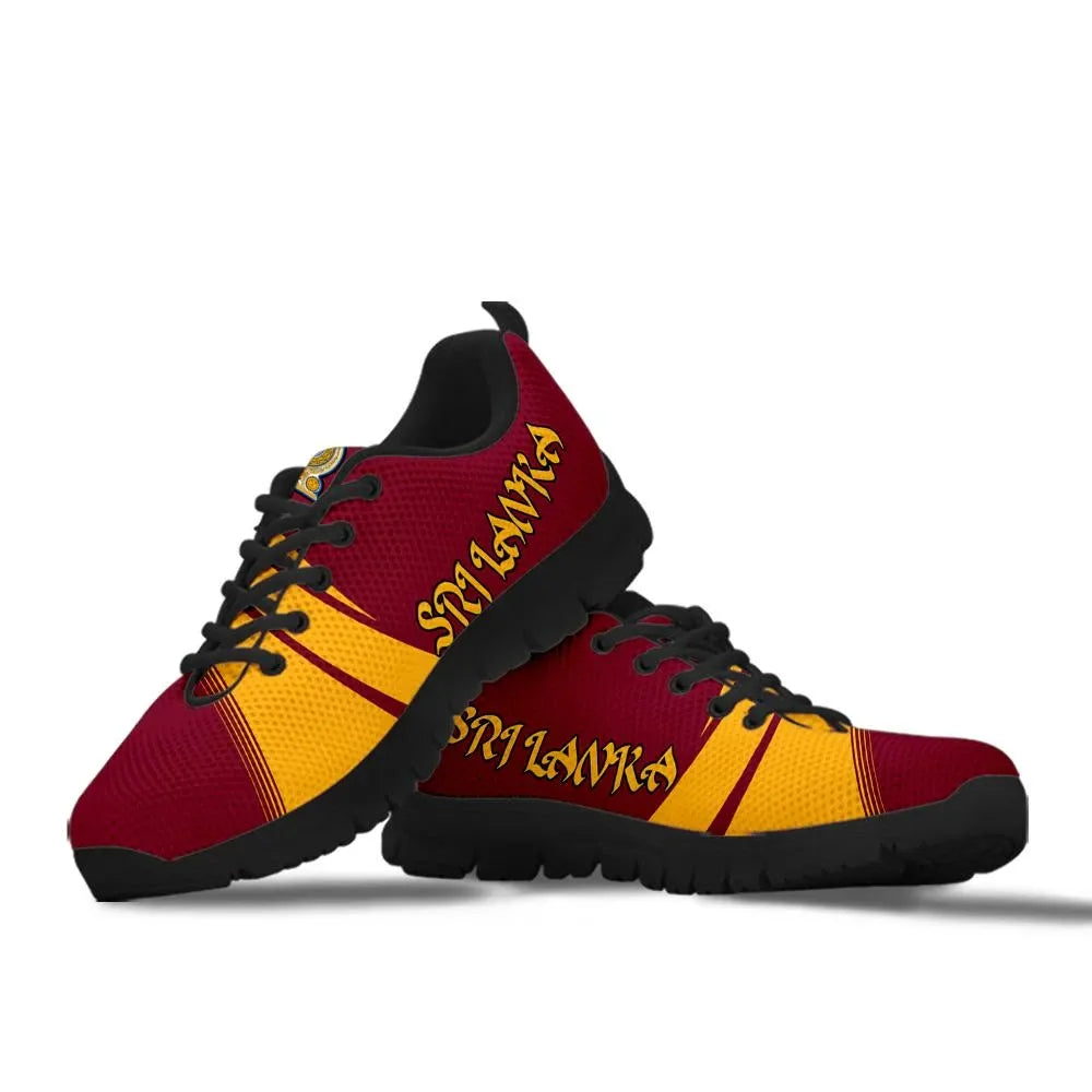 Sri Lanka Coat Of Arms Sneakers Cricket RLT7 - Wonder Print Shop