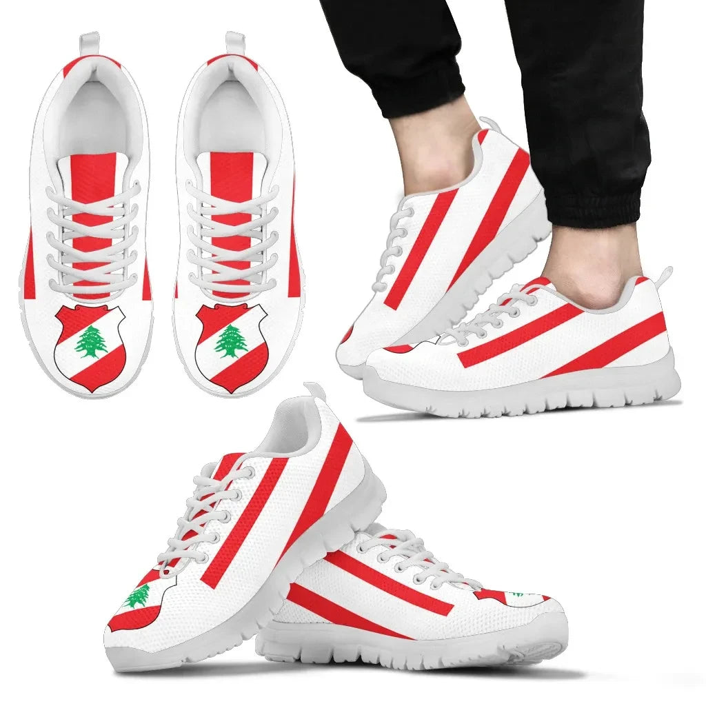 Lebanon Sneakers - Coat Of Arms RLT6 - Wonder Print Shop