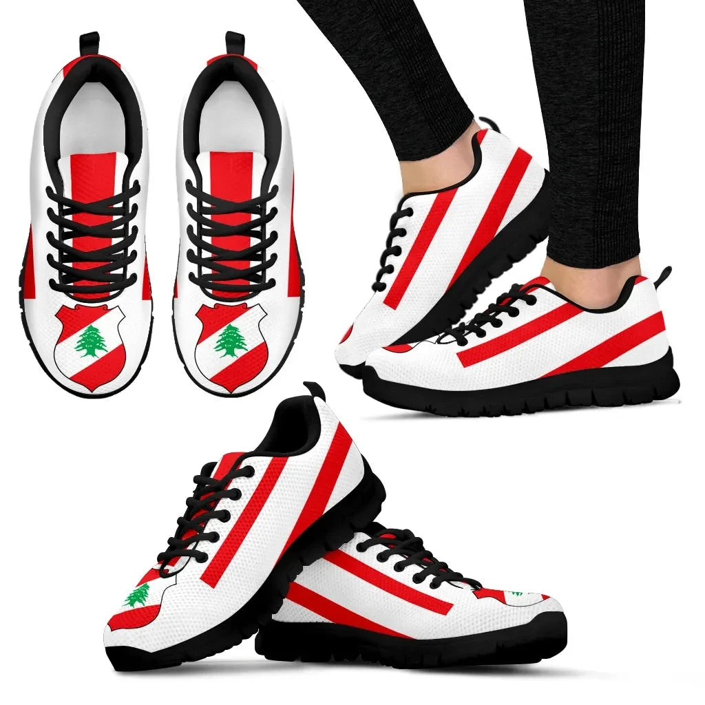 Lebanon Sneakers - Coat Of Arms RLT6 - Wonder Print Shop