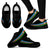 Azerbaijan Heartbeat Sneakers - Black Color RLT8 - Wonder Print Shop