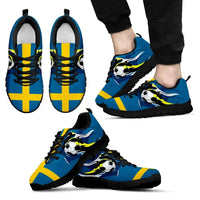 Sweden Football Spirit Sneakers RLT7 - Wonder Print Shop