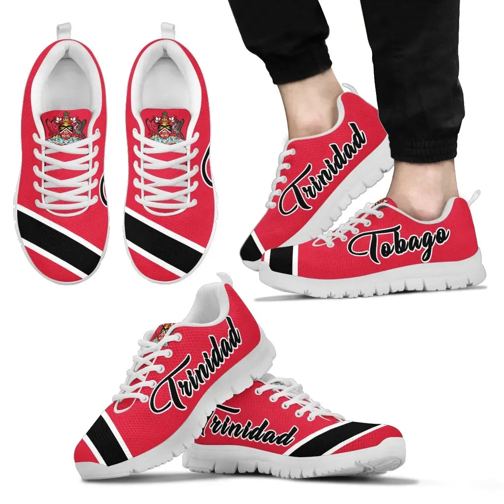 Trinidad and Tobago Flag Sneakers RLT6 - Wonder Print Shop