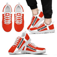 Switzerland Sneakers Flag and Coat Of Arm RLT13 - Wonder Print Shop