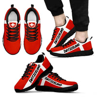 Switzerland Sneakers Flag and Coat Of Arm RLT13 - Wonder Print Shop