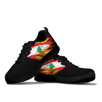 Lebanon Sneakers - Fire Wings and Flag8 RLT6 - Wonder Print Shop