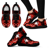 Switzerland Flag Smoke Sneakers RLT13 - Wonder Print Shop