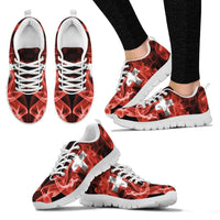 Switzerland Flag Smoke Sneakers RLT13 - Wonder Print Shop