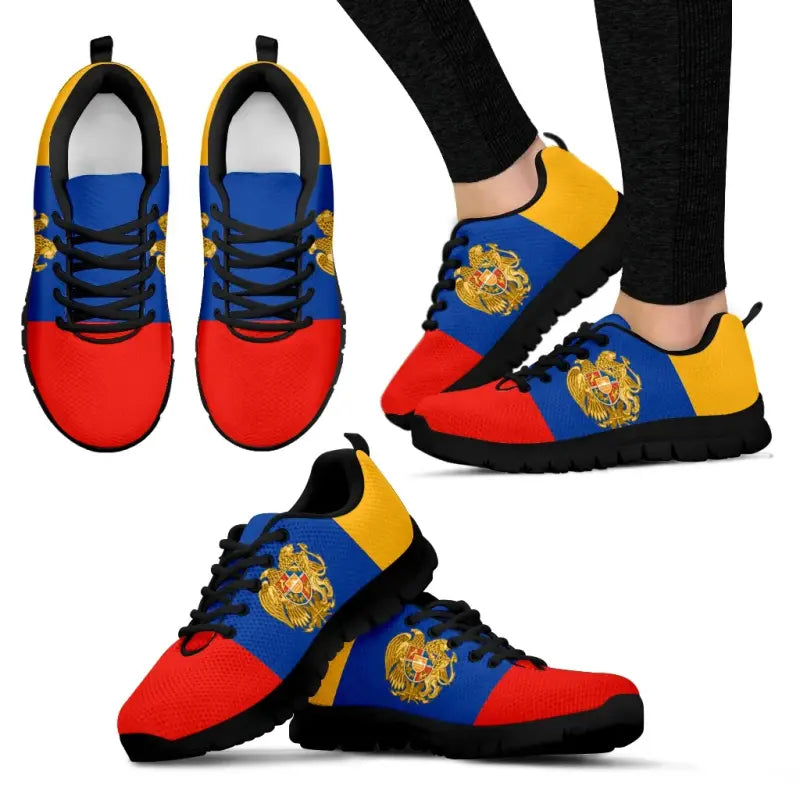 Armenia Shoes - Armenia Flag Sneakers RLT8 - Wonder Print Shop